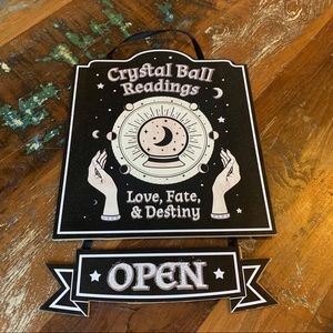 ✨Crystal Ball Readings✨ witchy halloween wall decor